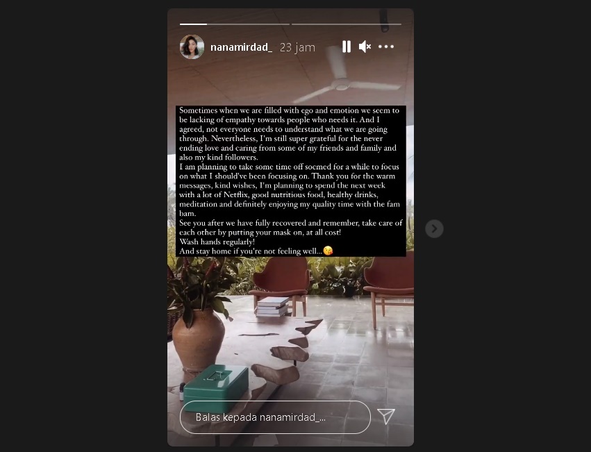Nana Mirdad Ungkap Rencana Rehat Sejenak dari Medsos, Ingin Fokus Lakukan Sederet Hal Ini