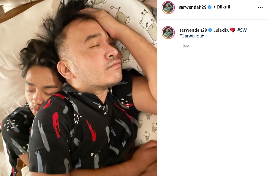 Sarwendah Abadikan Momen Manis Betrand Peto Bareng Ruben Onsu Saat Tidur, Fans Mewek Haru