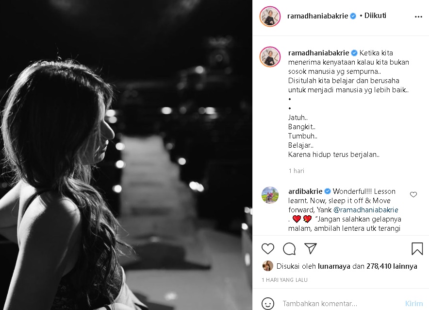 Nia Ramadhani Curhat Usai Dikritik Saat Jadi Host TikTok Awards, Ardi Bakrie Beri Pesan Bijak