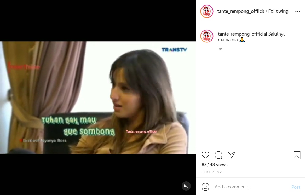 Nangis Usai Dibully Karena Gagal Jadi Host, Nia Ramadhani Akui Petik Pelajaran Berharga Ini