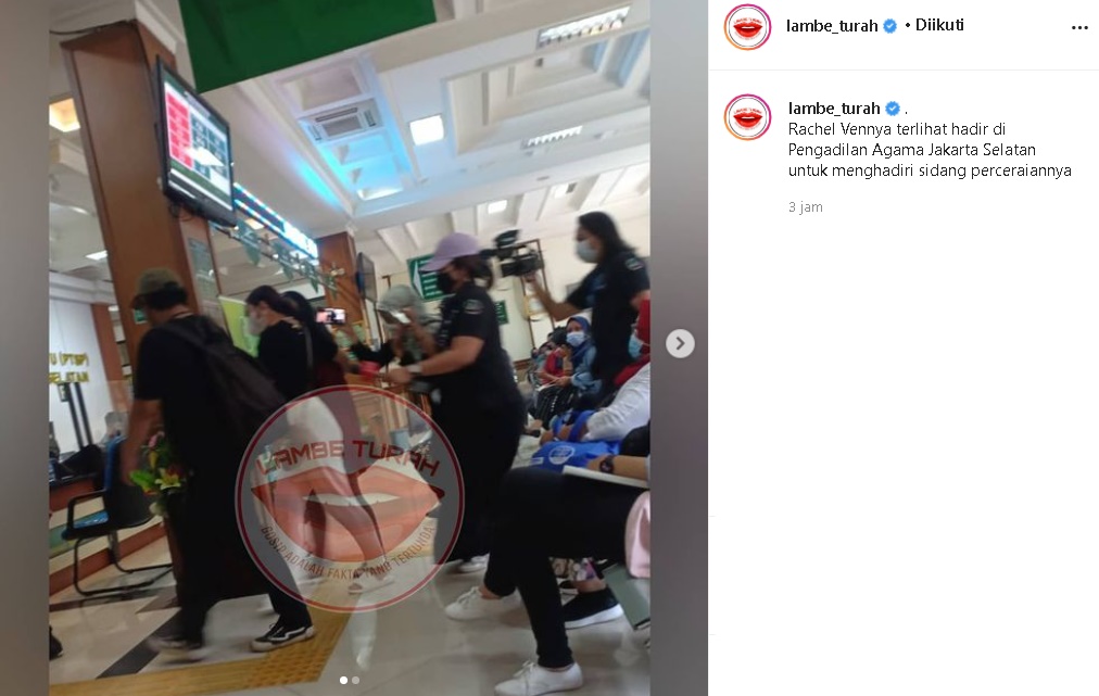 Rachel Vennya Hadiri Sidang Perceraian dengan Niko Al Hakim, Picu Reaksi Sedih Fans