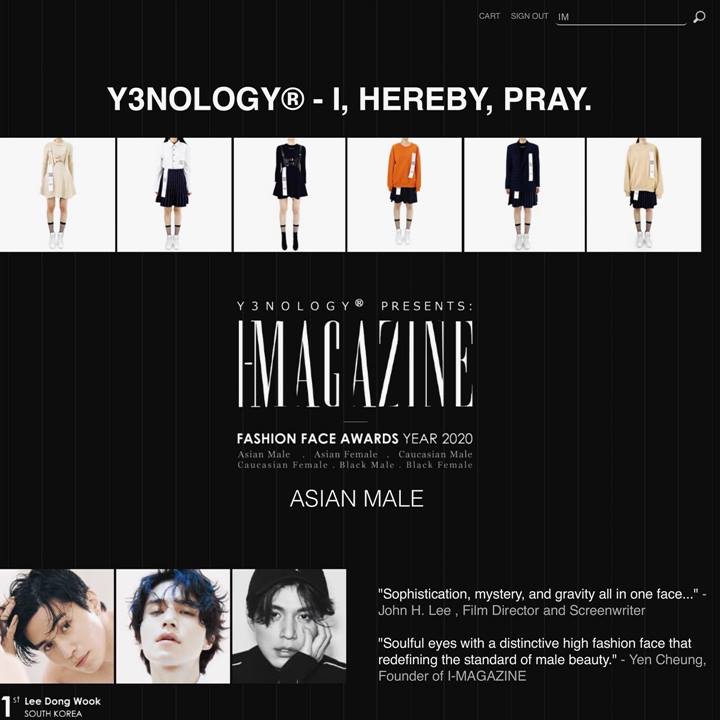 lee dong wook mengalahkan v bts untuk fashion face awards 2020