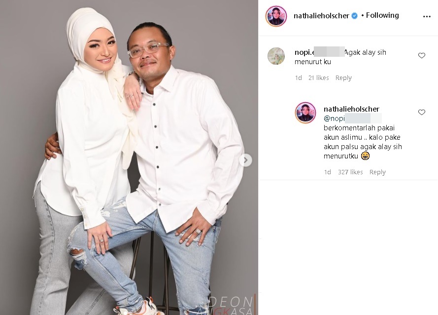 Respons Santai Nathalie Holscher ‘Skakmat’ Netter Nyinyir yang Sebut Fotonya dengan Sule Alay