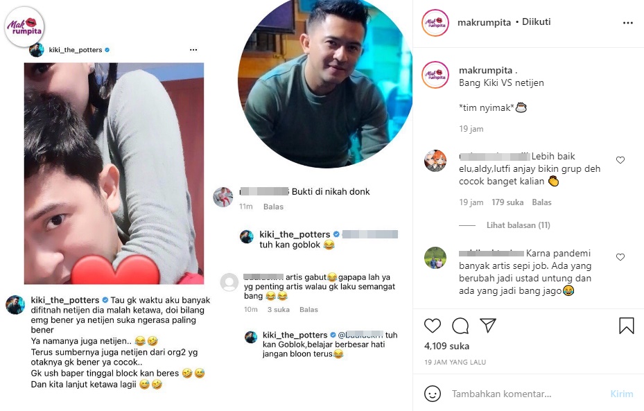 Kiki The Potters Malah Kena Hujat Usai Pamer Foto Dipeluk Wanita Cantik Diduga Pacar Baru