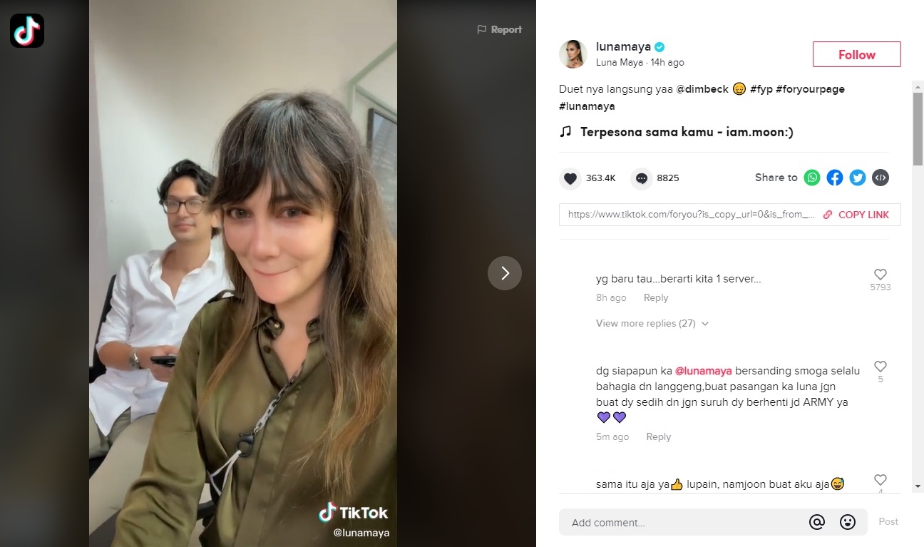 Luna Maya Girang Dicium Artis Tampan Ini, Disebut Cocok Hingga Didoakan Berjodoh