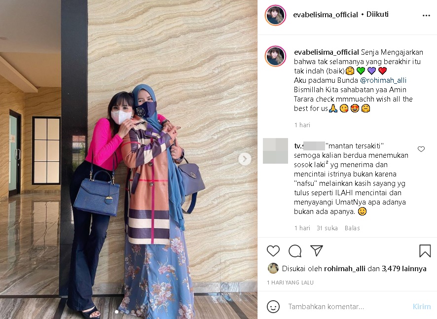 Eva Bellisima \'Ngegas\' Usai Dituding Settingan Gara-gara Foto Akur Bareng Rohimah: Pakai Logika Dong