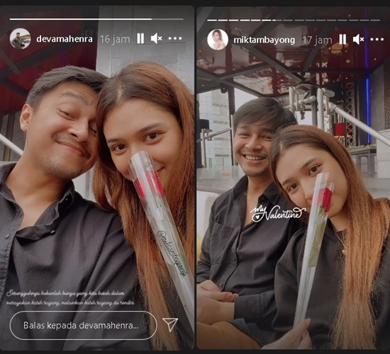 Makin Blak-blakan, Deva Mahenra Beri Bunga dan Ucapan Romantis ke Mikha Tambayong Bikin Baper