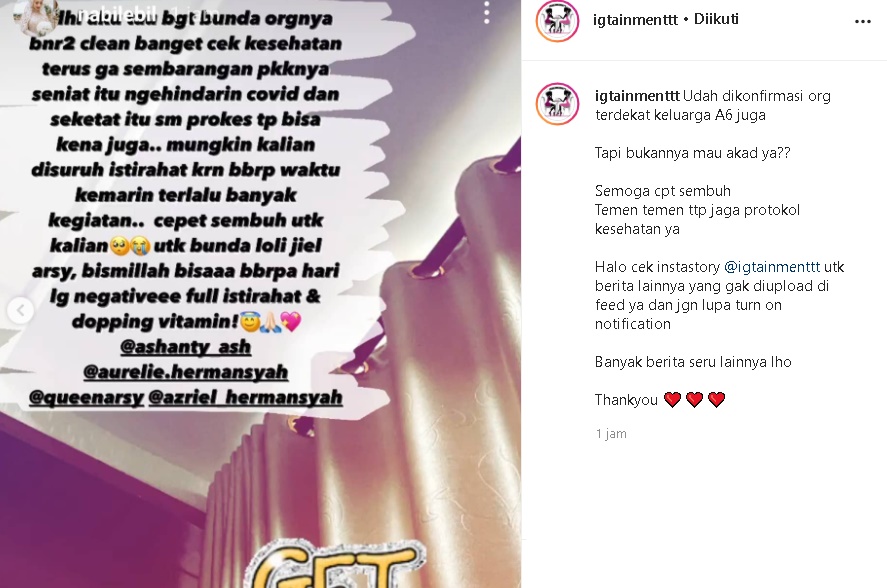 Ashanty Positif Covid-19 Bersama 3 Anaknya, Istri Anang Hermansyah Ungkap Rasakan Gejala Awal Ini