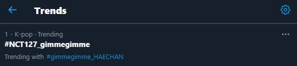 nct 127 menjadi trending topic di twitter seluruh dunia karena meriis music video lagu utama album loveholic yakni gimme gimme