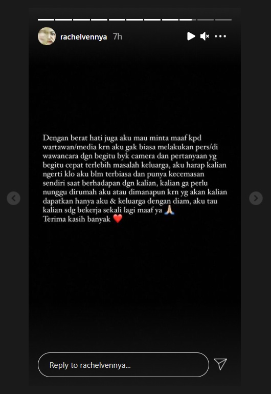 Rachel Vennya Pilih Hindari Wawancara Soal Perceraiannya dengan Niko Al Hakim Gara-gara Alasan Ini