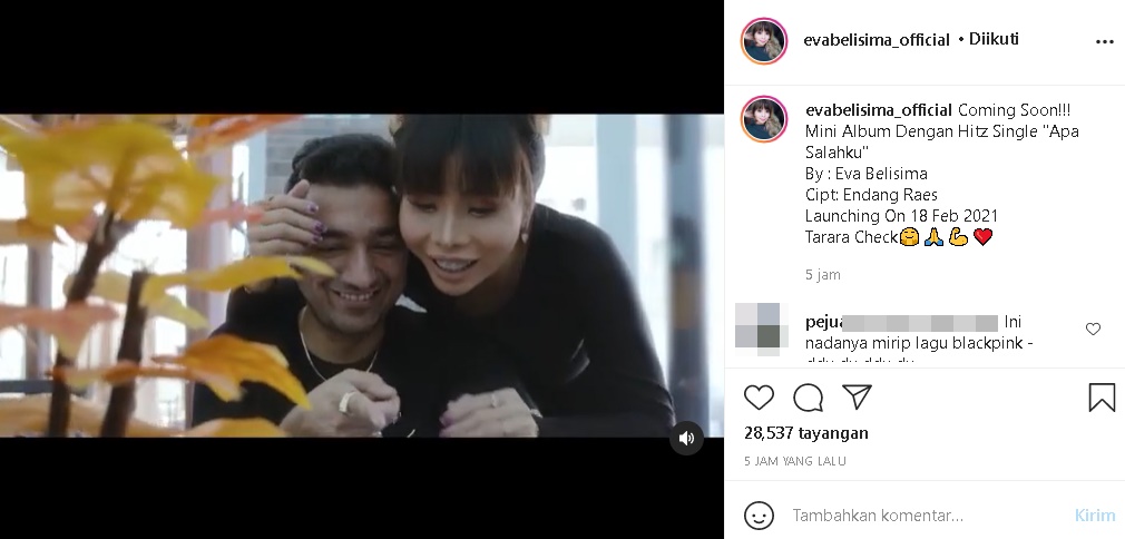 Nada di Lagu Barunya Disebut Mirip \'DDU-DU DDU-DU\' BLACKPINK, Ini Jawaban Eva Belisima Mantan Kiwil