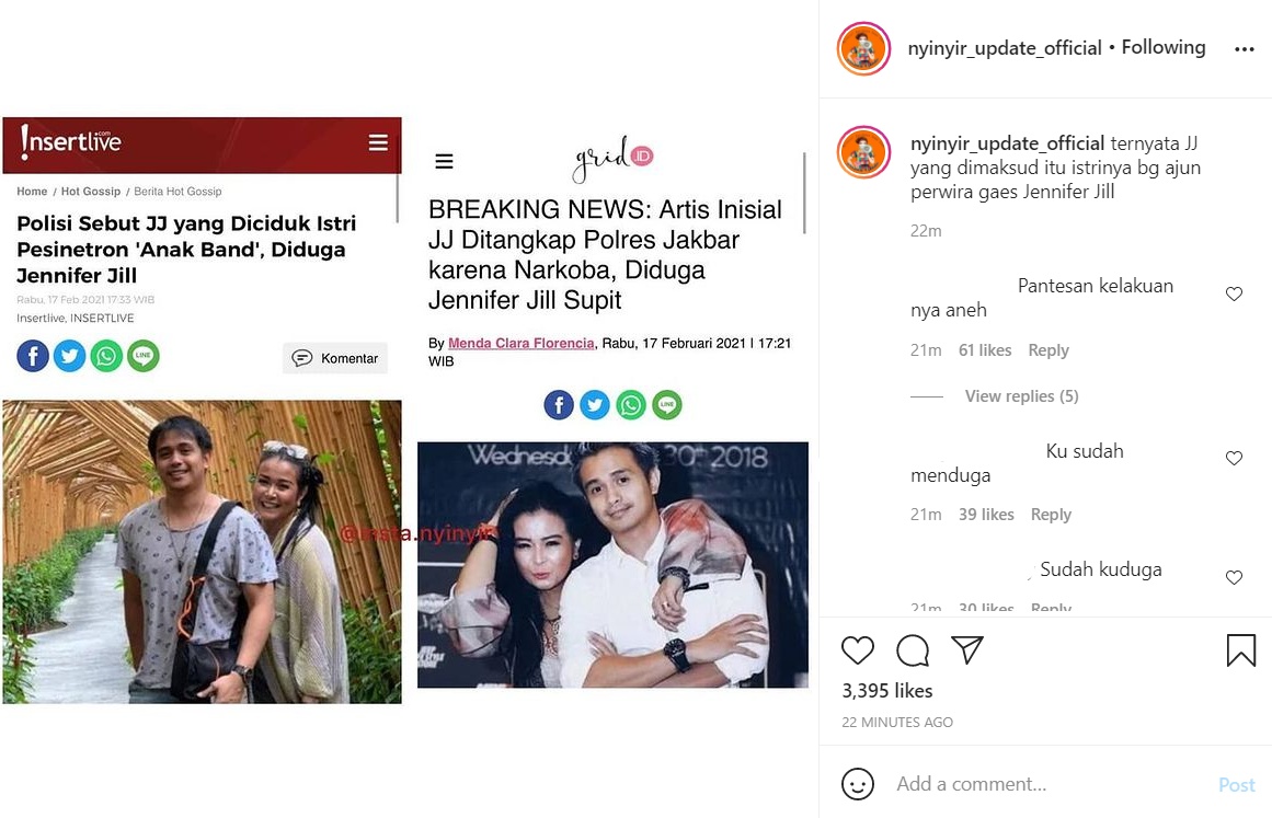 Jennifer Istri Ajun Perwira Diduga Ditangkap Polisi Terkait Kasus Narkoba