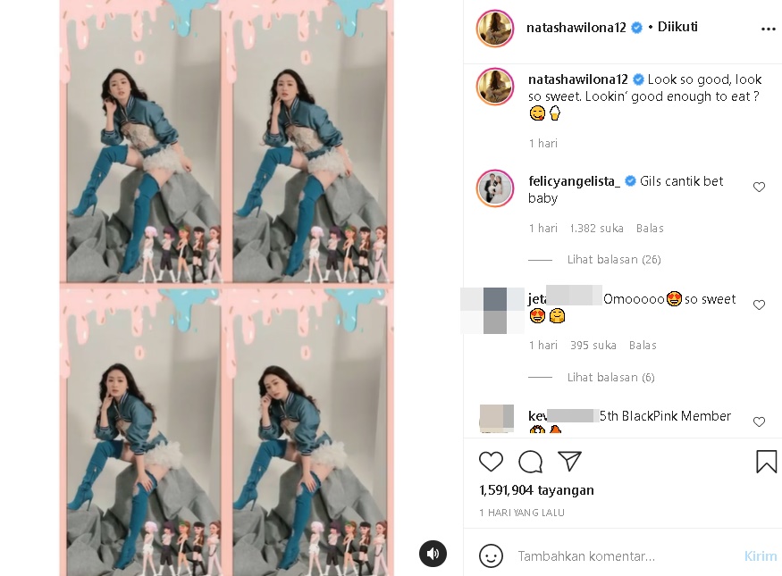 Gaya Pemotretan Natasha Wilona Ini Bikin Kesengsem, Sampai Disebut Cocok Jadi Member ke-5 BLACKPINK
