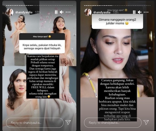 Shandy Aulia Ungkap Cara Cerdas Hadapi Netter Julid Hingga Jawab Begini Usai Didoakan Dapat Hidayah
