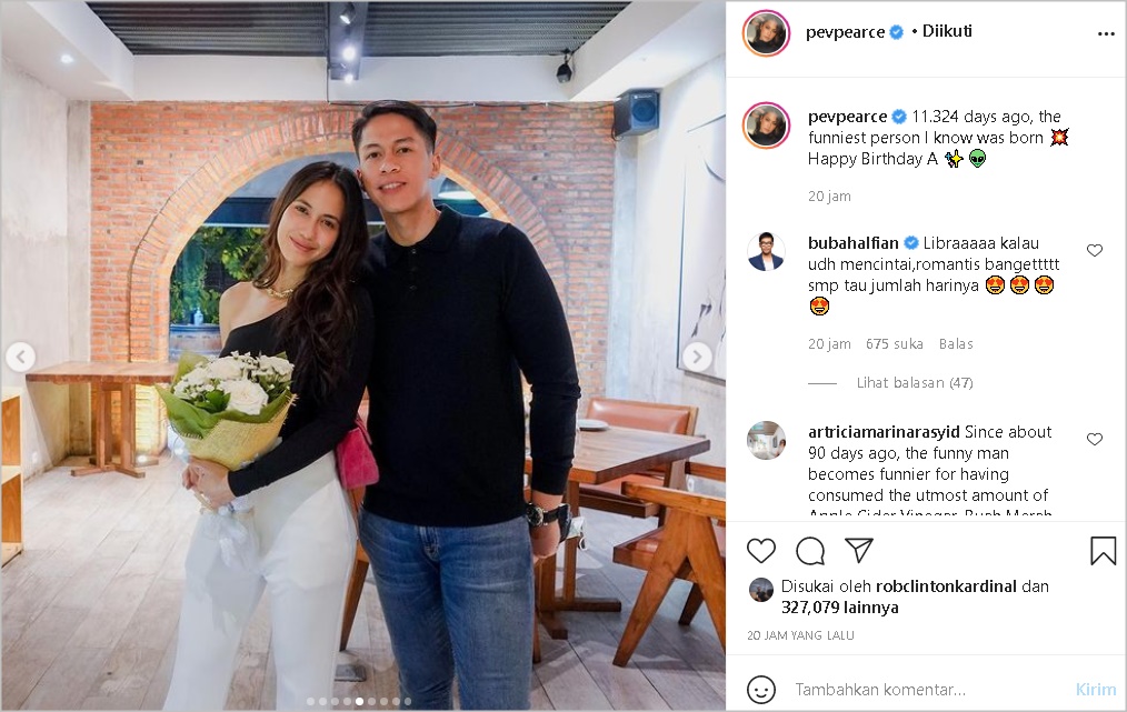 Cara Romantis Pevita Pearce Ucapkan Selamat Ulang Tahun ke Arsyah Rasyid Disorot, Diledek Begini