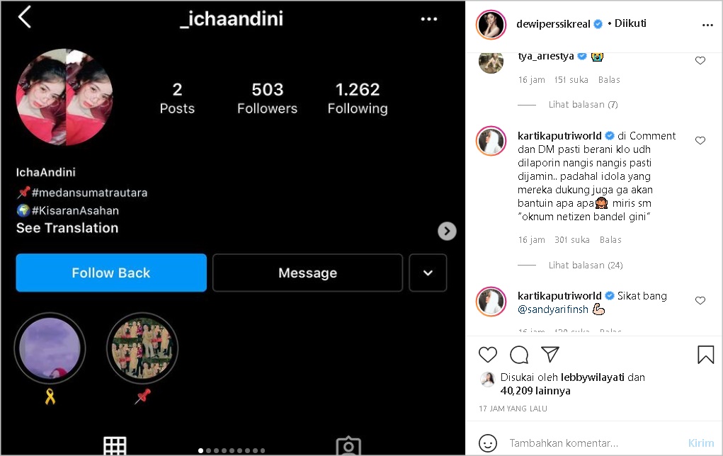 Dewi Persik Murka Dituduh Jadi Pelakor Kelas Atas, Tanggapan \'Makjleb\' Kartika Putri Curi Perhatian