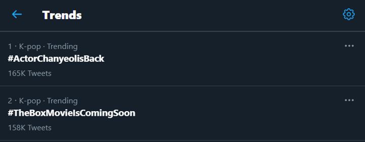 chanyeol exo membuat terkejut karena film barunya the box merilis trailer baru