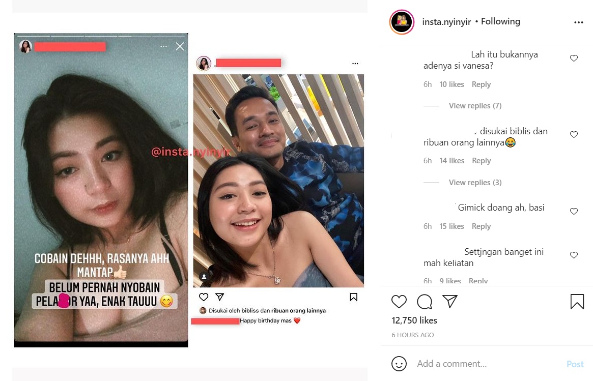 Viral Foto Wanita Diduga Pelakor Rumah Tangga Vanessa Angel, Netter Temukan Kejanggalan Ini