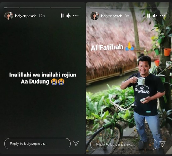 Sang Kakak Meninggal Dunia, Boiyen Nangis Unggah Foto Keranda Seraya Sampaikan Perpisahan