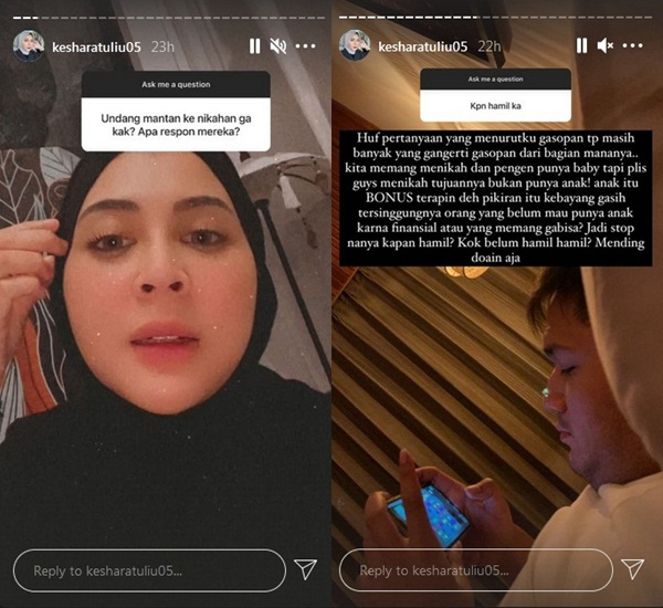 Kesha Ratuliu Jawab Begini Saat Ditanya Kapan Hamil