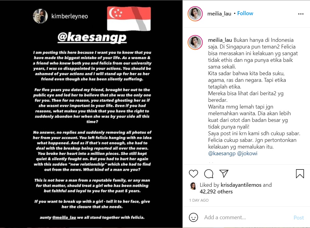 Bela Felicia Habis-habisan, Teman Kuliah Ungkap Rasa Kecewa Pada Kaesang Pangarep