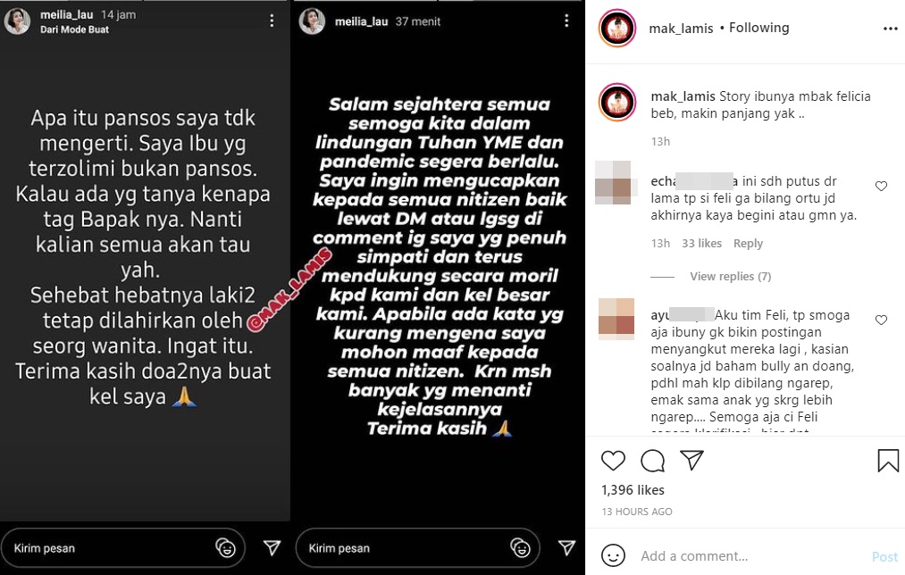 Terus Singgung Soal Kaesang Pangarep Dituding Pansos, Ibunda Felicia Tissue: Saya Ibu yang Terzalimi