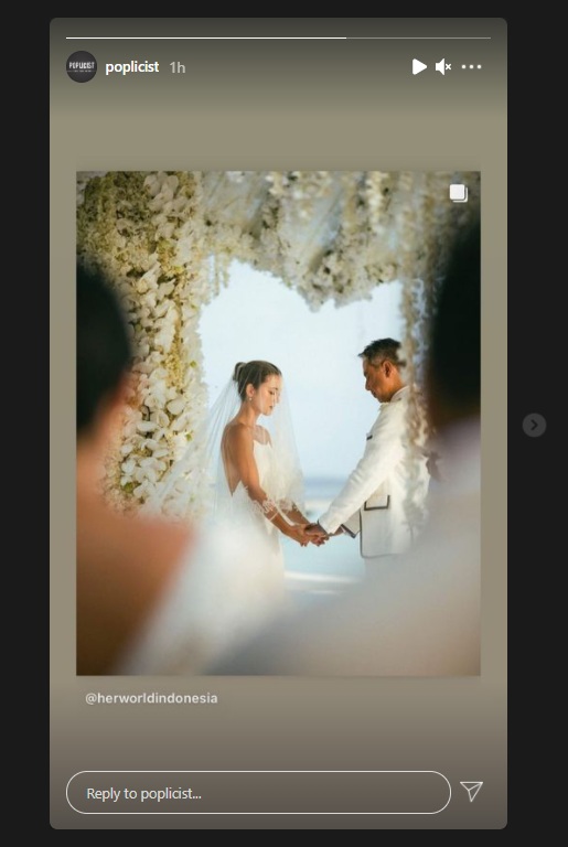 Diam-diam Menikah dengan David Tjiptobiantoro, Julie Estelle Ungkap Alasan Gelar Acara di Maldives