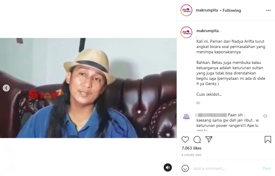 Nadya Disebut Pacar Baru Kaesang, Sang Paman Justru Dihujat Usai Sesumbar Soal Keturunan Sultan