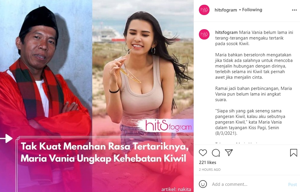 Sebut Kiwil ‘Pangeran’, Maria Vania Makin Blak-blakan Umbar Ketertarikan Hingga Akui Kagum