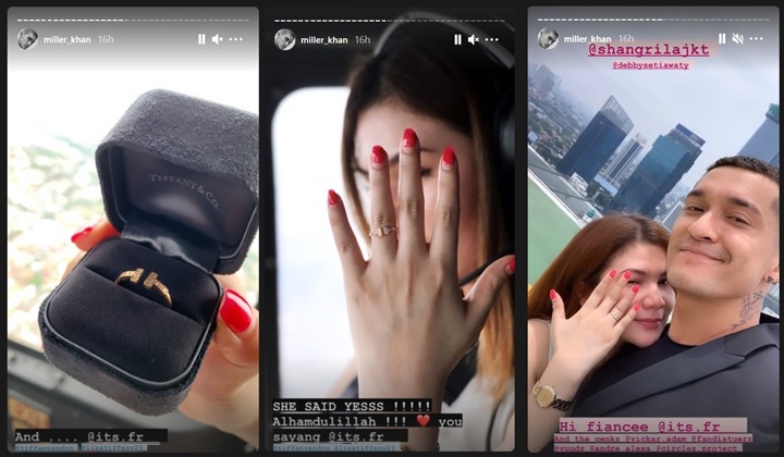 Romantis Banget, Intip Momen Miller Khan Lamar Sang Kekasih di Helikopter: She Said Yes