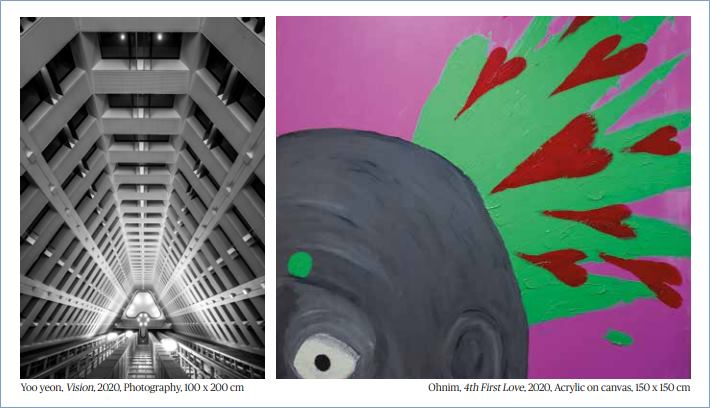 song mino dan kim seung yoon winner serta henry lau akan menjadi idol k-pop yang menampilkan karya mereka di galeri START air fair di london, inggris pada oktober 2021 mendatang