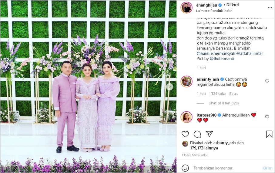 Pesan Haru Anang Hermansyah Beber Perjuangan Siapkan Lamaran Aurel, Komentar Ashanty Bikin Ngakak