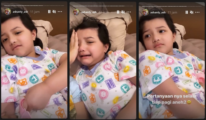 Arsy Mendadak Nangis Sesenggukan Tanya Soal Kiamat, Ashanty Kaget Langsung Beri Penjelasan Teduh