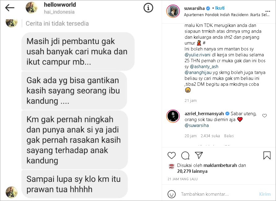 Pengasuh Arsy Putri Ashanty \'Semprot\' Netter Usai Dituduh Cari Muka, Azriel Hermansyah Ikut Bereaksi