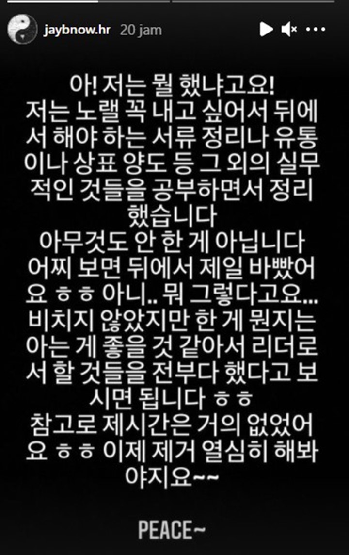 JB GOT7 Beri Tanggapan Tidak Biasa Karena Dianggap Tak Punya Kegiatan