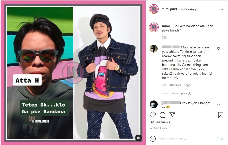 Beredar Foto Atta Halilintar Tanpa Bandana, Tuai Respons Begini