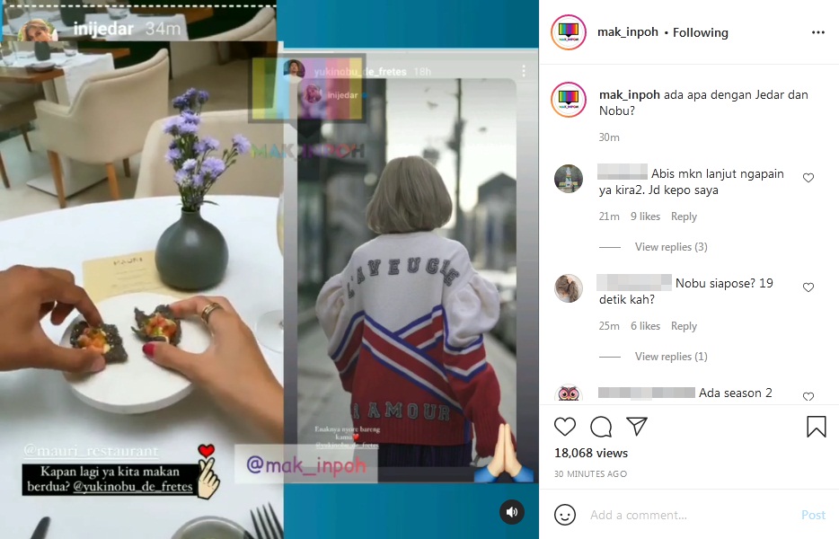 Usai Bule Tampan, Kini Jessica Iskandar Unggah Momen Berdua dengan Nobu Bikin Heboh