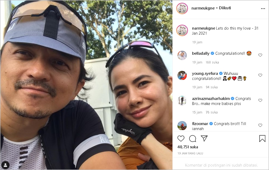 Unggahan Perdana Engku Emran dan Istri Cantik Usai Menikah, Eks Laudya Cynthia Bella Bilang Begini