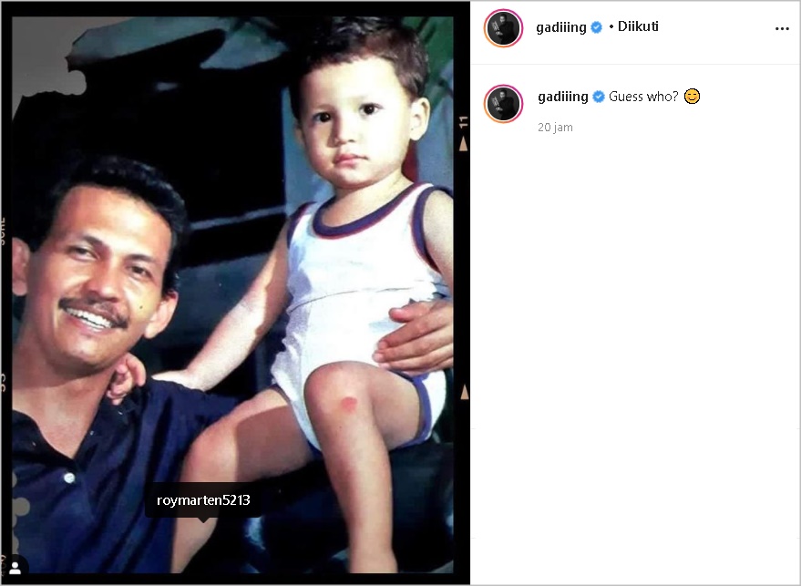 Dinilai Mirip Plek dengan Gempi, Intip Foto Masa Kecil Gading Marten yang Tengah Ramai Disorot