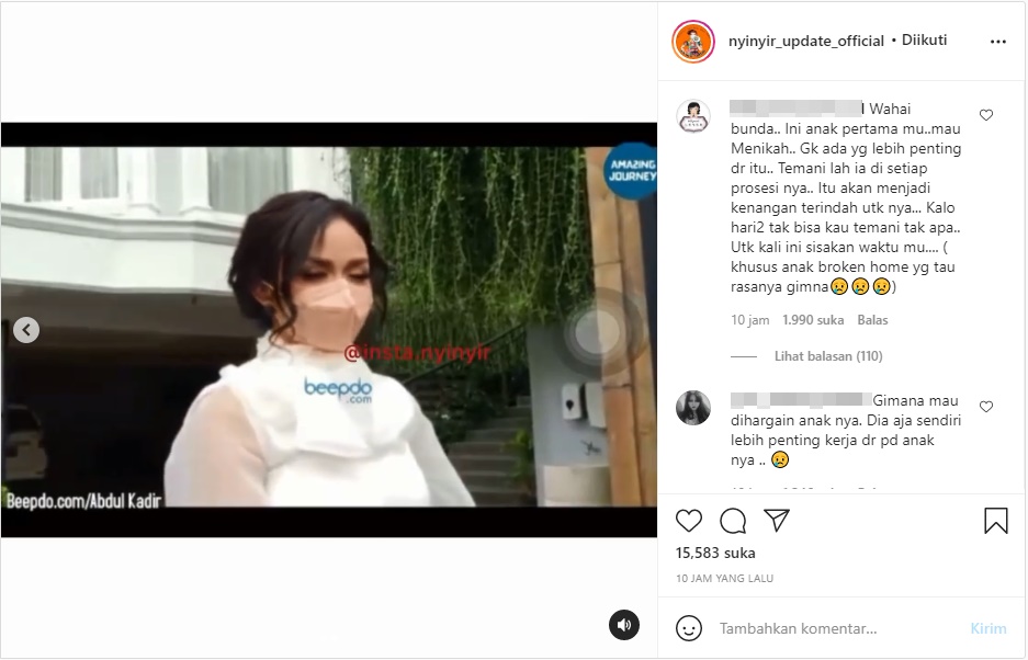 Krisdayanti Kena Sindir Usai Ungkap Alasan Tak Hadir di Siraman Aurel Hermansyah