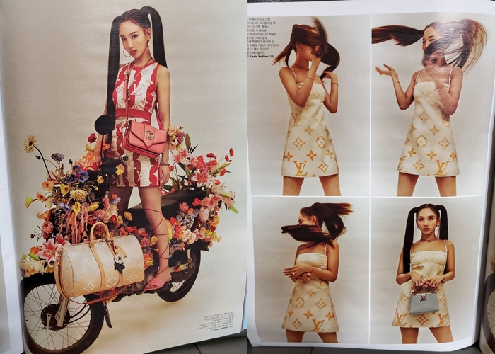 Tampil Beda dengan Rambut Kuncir Kuda, Pemotretan Nayeon Bareng Louis Vuitton Perbincangan