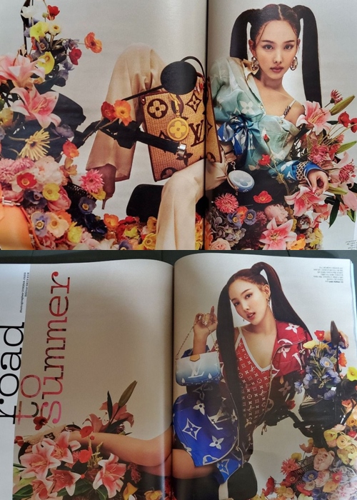 Tampil Beda dengan Rambut Kuncir Kuda, Pemotretan Nayeon Bareng Louis Vuitton Perbincangan