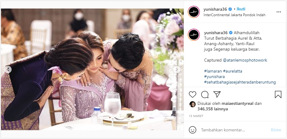 Ekspresi Wajah Sempat Jadi Perbincangan, Kini Aurel Tersenyum Lebar Saat Selfie Bareng KD