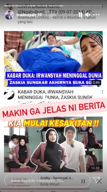 Dikabarkan Meninggal Dunia, Begini Respons Irwansyah