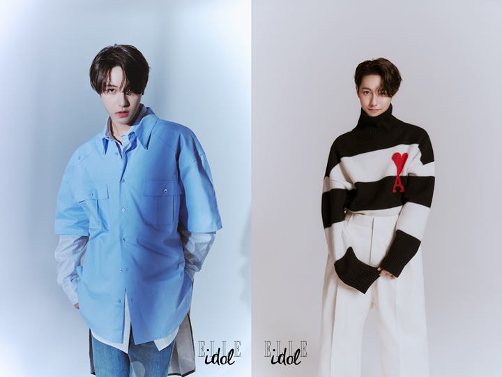 Renjun NCT membuang kesan imut yang melekat dalam dirinya kala melakukan pemotretan bersama dengan Elle Idol