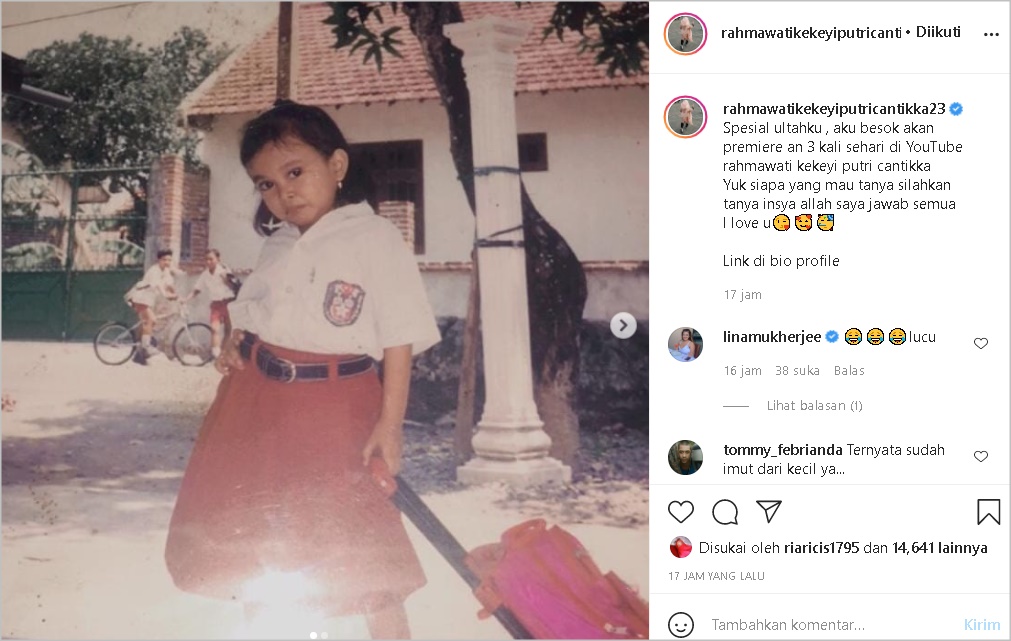 Pamer Potret Masa Kecil Jelang Ulang Tahun, Paras Kekeyi Disorot Hingga Ramai Dipuji Cantik