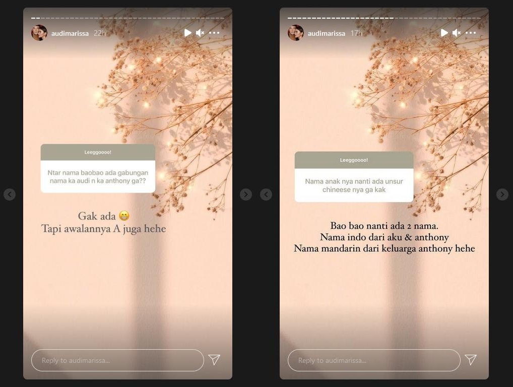 Hamil Anak Pertama, Audi Marissa Bocorkan Nama Sang Buah Hati Ada Unsur Mandarin