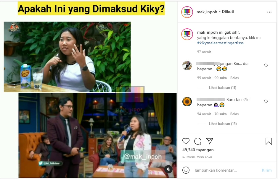 Sule Dituding Artis yang Enggan Kena Roasting Kiky Saputri, Video Lawas Ini Jadi Bukti?