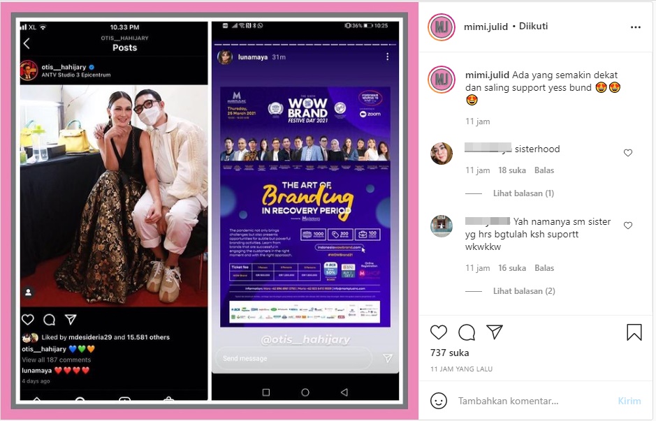 Bak Pasangan, Luna Maya & Otis Hahijary Makin Sering Umbar Kebersamaan Justru Disebut Mustahil