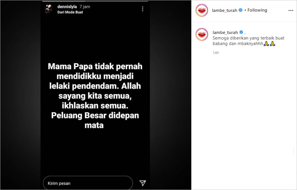 Di Tengah Kabar Perceraian dengan Thalita Latief, Dennis Lyla Bahas Soal Keikhlasan Curi Perhatian